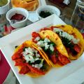 El cooksnap de Israel KG Solorio cuando hizo Tacos al pastor con achiote.