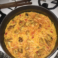 El cooksnap de Alex cuando hizo Fideos a la Cazuela.