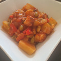 El cooksnap de Becky cuando hizo Patatas con pulpo.