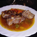 El cooksnap de Zorahida Lazaro cuando hizo Espinazo de cerdo guisado, receta familiar.