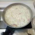 林欣妮 的 簡易白汁火腿意粉 cooksnap