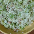 El cooksnap de Perla Osta (Mint) cuando hizo Ensalada de arroz y pollo asado.