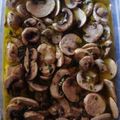 El cooksnap de Belén Rodrigo cuando hizo Champiñones en vinagre.