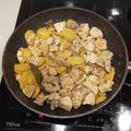 El cooksnap de Gregorio Haro cuando hizo Pollo al ajillo (contramuslos y pechuga).