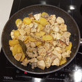 El cooksnap de Gregorio Haro cuando hizo Pollo al ajillo (contramuslos y pechuga).