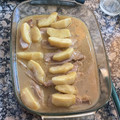El cooksnap de Carmen Dolores Perdomo León cuando hizo Secreto de cerdo ibérico con salsa de manzana.