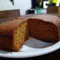 El cooksnap de Erica Mena cuando hizo Torta de mandarina en licuadora.
