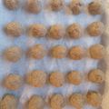 El cooksnap de Zai cuando hizo Albóndigas de berenjena.