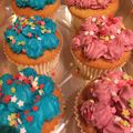 El cooksnap de Mariate cuando hizo Cupcakes de choco blanco con chips de choco con leche.