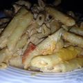 lisa1212's cooksnap of when they made Buffalo chicken pasta.