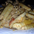 lisa1212's cooksnap of when they made Buffalo chicken pasta.