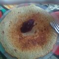 El cooksnap de Romina Florencia cuando hizo Tortilla de avena con banana.