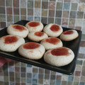 El cooksnap de Magda N Marchetti cuando hizo Ojitos sin gluten de mermelada de durazno y membrillo.