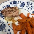 El cooksnap de Buscando…😋 cuando hizo Solomillo de pavo con mozzarella y puré de boniato.