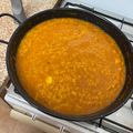 El cooksnap de Tamara Calero cuando hizo Arroz caldoso a la marinera.