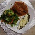 El cooksnap de Oscar Sanchez Trejo cuando hizo Pechugas gratinadas en crema de chipotle.