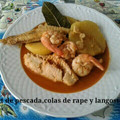 El cooksnap de José Antonio Pena Navarro cuando hizo Suquet de rape y gambas.
