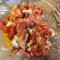 El cooksnap de "Cocina con Celi" cuando hizo Pipirrana de Jaén.