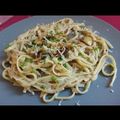 El cooksnap de Fini Bautista Angulo cuando hizo Tallarines con salsa de setas.