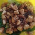 Cooksnap dari Khairunnisa Icha untuk resep Pokcoy Tahu Cah Bawang Putih Saus Tiram