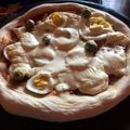 El cooksnap de Pedro Angel Lazarte cuando hizo Pizza a la piedra con masa madre.