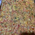 El cooksnap de Valeria Bargas cuando hizo Tarta caprese.
