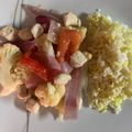 El cooksnap de Desirée Raposo de Oliveira cuando hizo Saltado de coliflor con pollo.
