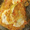 Cooksnap dari Reina's Mom untuk resep Penyet Terong sambal kemiri