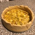 El cooksnap de Manuela Casique cuando hizo Quiche de poro.