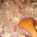 Cooksnap myseara miera semasa beliau membuat Singgang Daging Kelate.