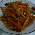 Cooksnap dari Dewi "Uwhie" untuk resep Danggeun Namul (Seasoned Carrots)