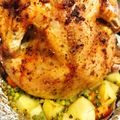 Ferencné Becsei Irénke Cooksnap-ja, amikor elkészítette a(z) Grillcsirke kuglóf sütőben, vele sült zöldségekkel receptet.