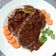 Cooksnap mamy_kitchen89 semasa beliau membuat Beef Steak With BBQ sauce.