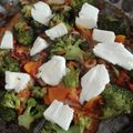 El cooksnap de Romina Gamarra cuando hizo Verduras al horno gratinadas con mozzarella!Delicioso, light, súper fácil 😃 todo en el mismo molde!.