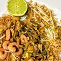 El cooksnap de Jose Grimm cuando hizo Pad thai (fideos fritos con gambas ).