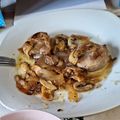 El cooksnap de Carmen Ballesteros cuando hizo Medallones de solomillo de cerdo con cogumelos #mialmanaque.