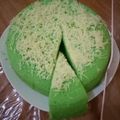 Cooksnap dari Anggraini untuk resep Brownies Pandan Kukus