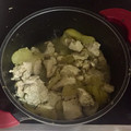 El cooksnap de Cisca cuando hizo Pollo y manzana.