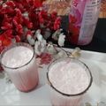 Anupama Maheshwari का कुकस्नैप जब उन्होंने गुलाब लस्सी शॉट (gulab lassi shot recipe in Hindi) बनाया था।