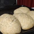 El cooksnap de Marina cuando hizo Pan para panchos, choripanes y Milanesas.