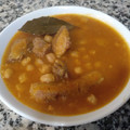 El cooksnap de Juan T. cuando hizo Potaje de garbanzos.