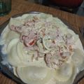 El cooksnap de Nahir Marut cuando hizo Salsa de queso crema y jamón.