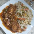 Naila Asif's cooksnap of when they made Restaurant style Kung Pao with roasted peanuts.