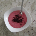 El cooksnap de esecaos cuando hizo Mousse de fresas.