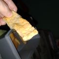 El cooksnap de Maria Ferron cuando hizo Cuadraditos de Avena y Queso.