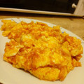 El cooksnap de Paulakookie cuando hizo Huevos revueltos con tomate para niños 🌈🎈.
