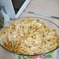 El cooksnap de Rut De Llumiquinga cuando hizo Macarrones boloñesa con salsa de bechamel.