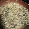 El cooksnap de Alejandro Zárate cuando hizo Carne con salsa crema de champiñones.