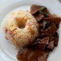 El cooksnap de Fabiola Pérez cuando hizo Carne Mongoliana.