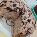 El cooksnap de Carla Miranda cuando hizo Budín de coco relleno con dulce de leche y chips.